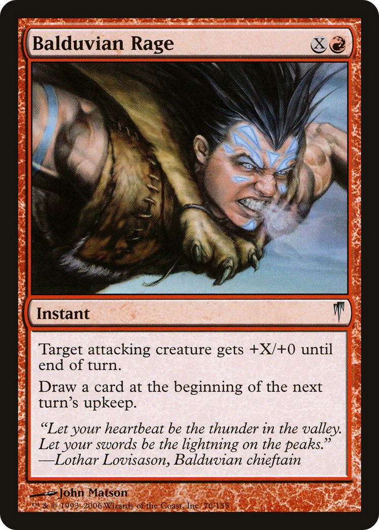Image of Balduvian Rage (CSP-076) - Coldsnap