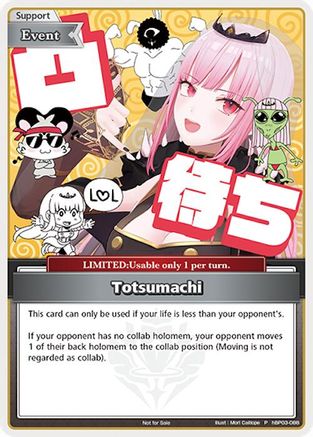 Image of Totsumachi (P) (Alternate Art) (hBP03-088) - hololive OFFICIAL CARD GAME Promos Foil