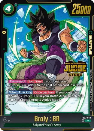 Image of Broly : BR (Judge Pack (Store Judge) 05) (FB07-069) - Tournament and Championship Promos Holofoil