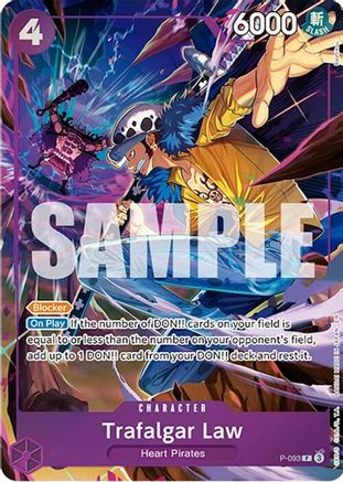 Image of Trafalgar Law (Illustration Box Vol.6) (P-093) - One Piece Promotion Cards Foil