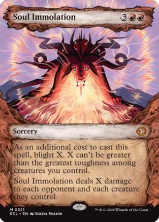 Image of Soul Immolation (Showcase) (ECL-321) - Lorwyn Eclipsed Foil