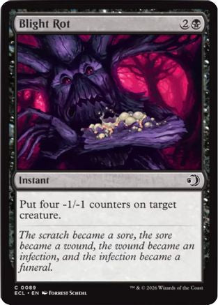 Image of Blight Rot (ECL-089) - Lorwyn Eclipsed Foil