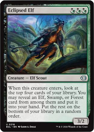 Image of Eclipsed Elf (ECL-218) - Lorwyn Eclipsed