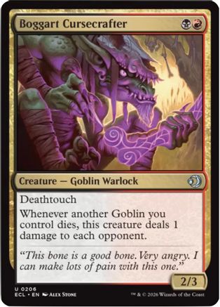 Image of Boggart Cursecrafter (ECL-206) - Lorwyn Eclipsed Foil