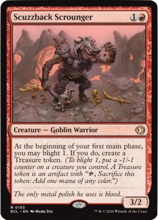 Image of Scuzzback Scrounger (ECL-153) - Lorwyn Eclipsed Foil