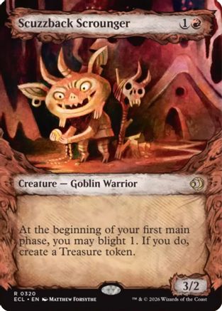Image of Scuzzback Scrounger (Showcase) (ECL-320) - Lorwyn Eclipsed Foil