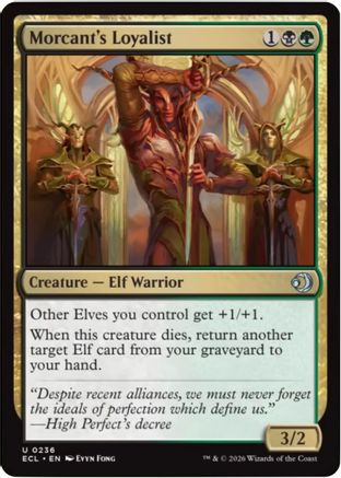 Image of Morcant's Loyalist (ECL-236) - Lorwyn Eclipsed