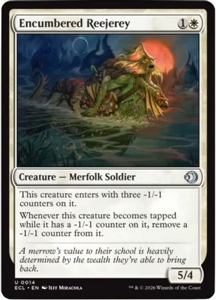Image of Encumbered Reejerey (ECL-014) - Lorwyn Eclipsed Foil