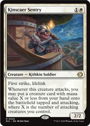 Image of Kinscaer Sentry (ECL-022) - Lorwyn Eclipsed Foil