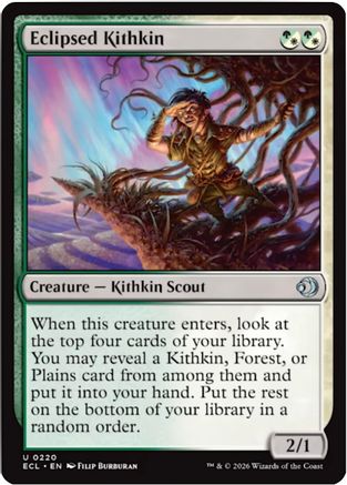 Image of Eclipsed Kithkin (ECL-220) - Lorwyn Eclipsed Foil