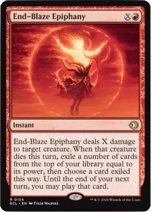 Image of End-Blaze Epiphany (ECL-134) - Lorwyn Eclipsed Foil