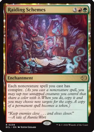 Image of Raiding Schemes (ECL-239) - Lorwyn Eclipsed Foil