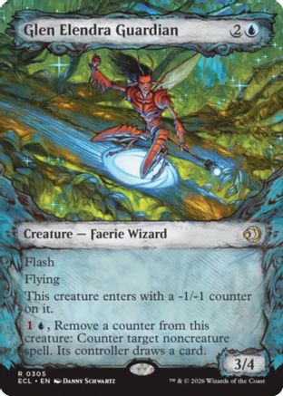 Image of Glen Elendra Guardian (0305) (Showcase) (ECL-305) - Lorwyn Eclipsed