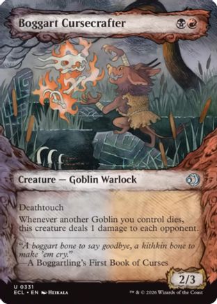 Image of Boggart Cursecrafter (Showcase) (ECL-331) - Lorwyn Eclipsed