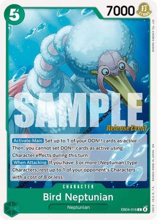 Image of Bird Neptunian (EB04-016) - The Azure Sea's Seven Release Event Cards