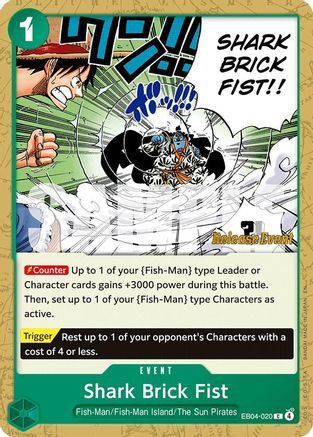 Image of Shark Brick Fist (EB04-020) - The Azure Sea's Seven Release Event Cards