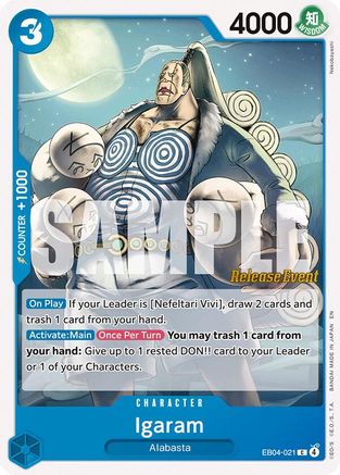 Image of Igaram (EB04-021) - The Azure Sea's Seven Release Event Cards