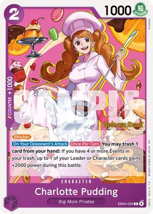 Image of Charlotte Pudding (EB04-034) - The Azure Sea's Seven Release Event Cards