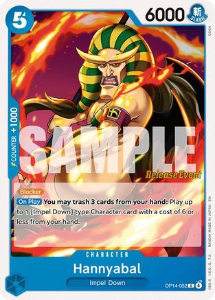 Image of Hannyabal (OP14-052) - The Azure Sea's Seven Release Event Cards