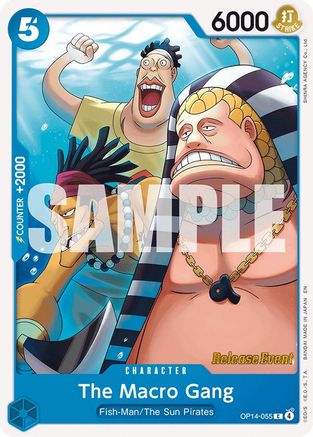 Image of The Macro Gang (OP14-055) - The Azure Sea's Seven Release Event Cards