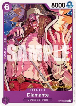 Image of Diamante (OP14-066) - The Azure Sea's Seven Release Event Cards