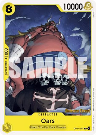 Image of Oars (OP14-101) - The Azure Sea's Seven Release Event Cards