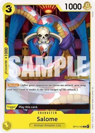Image of Salome (OP14-106) - The Azure Sea's Seven Release Event Cards