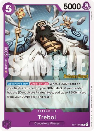 Image of Trebol (OP14-068) - The Azure Sea's Seven Release Event Cards