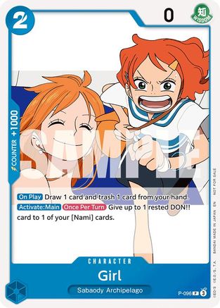 Image of Girl (OP14 Release Event) (P-096) - One Piece Promotion Cards