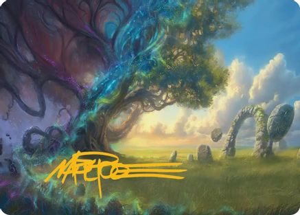 Image of Morningtide's Light Art Card (Gold-Stamped Signature) (ASECL-002) - Art Series: Lorwyn Eclipsed