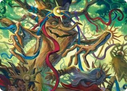 Image of Sun-Dappled Celebrant Art Card (ASECL-005) - Art Series: Lorwyn Eclipsed