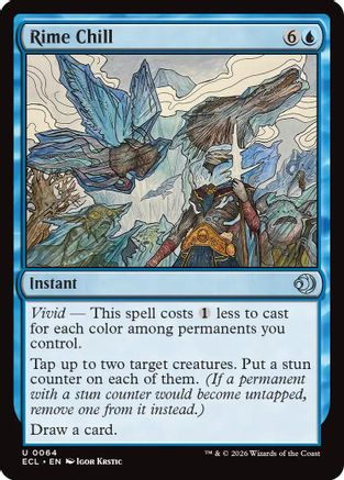 Image of Rime Chill (ECL-064) - Lorwyn Eclipsed