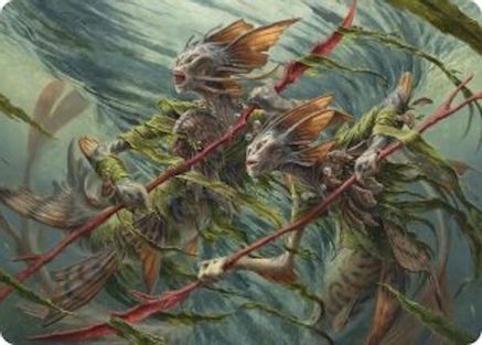 Image of Champions of the Shoal Art Card (ASECL-006) - Art Series: Lorwyn Eclipsed