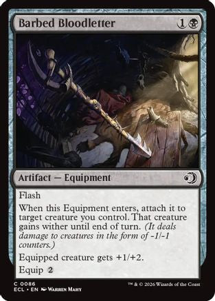 Image of Barbed Bloodletter (ECL-086) - Lorwyn Eclipsed