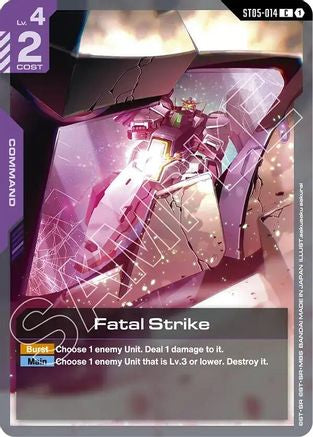 Image of Fatal Strike (ST05-014) - Starter Deck 07 Celestial Drive