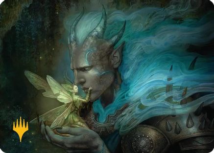 Image of Run Away Together Art Card (Gold-Stamped Planeswalker Symbol) (ASECL-009) - Art Series: Lorwyn Eclipsed