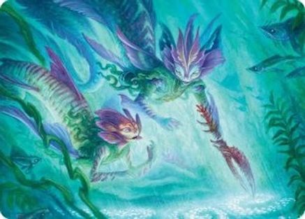 Image of Silvergill Mentor Art Card (ASECL-010) - Art Series: Lorwyn Eclipsed