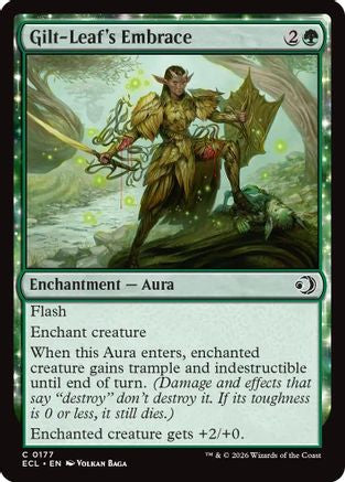 Image of Gilt-Leaf's Embrace (ECL-177) - Lorwyn Eclipsed Foil