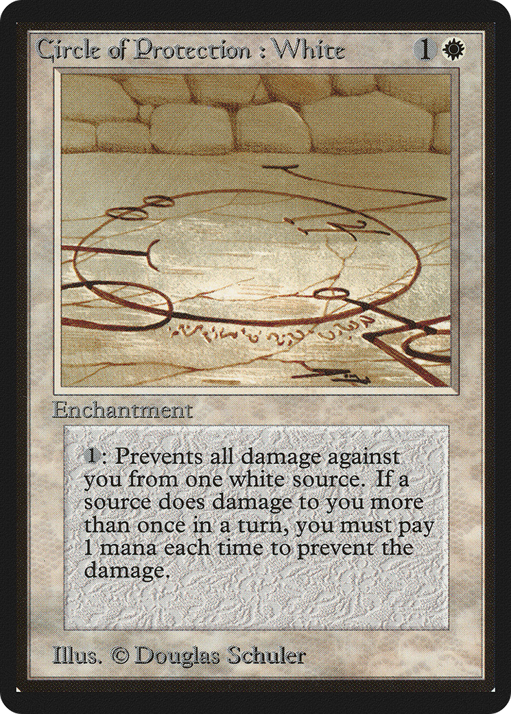 Image of Circle of Protection: White (LEB-) - Limited Edition Beta