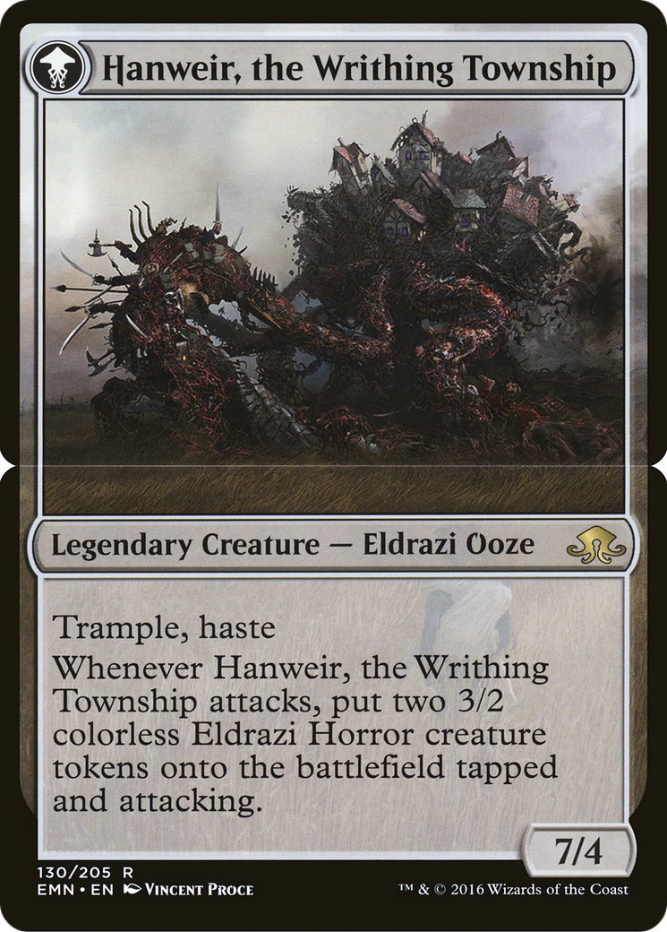 Image of Hanweir, the Writhing Township (EMN-130B) - Eldritch Moon: (mooneldrazidfc)