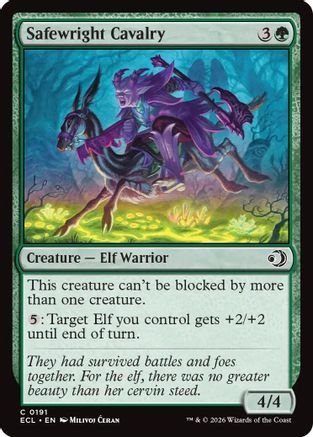 Image of Safewright Cavalry (ECL-191) - Lorwyn Eclipsed