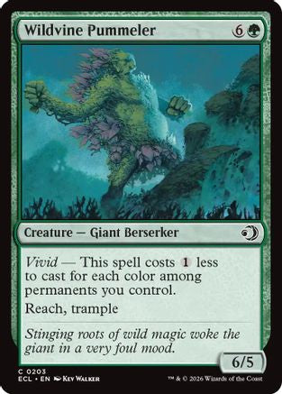 Image of Wildvine Pummeler (ECL-203) - Lorwyn Eclipsed Foil