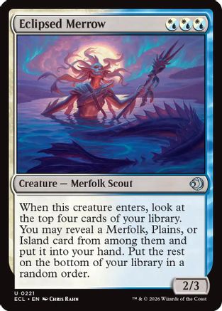 Image of Eclipsed Merrow (ECL-221) - Lorwyn Eclipsed Foil