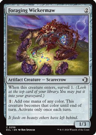 Image of Foraging Wickermaw (ECL-256) - Lorwyn Eclipsed