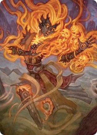 Image of Ashling, Rekindled Art Card (33/54) (ASECL-033) - Art Series: Lorwyn Eclipsed