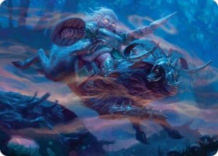 Image of Bristlebane Outrider Art Card (ASECL-018) - Art Series: Lorwyn Eclipsed