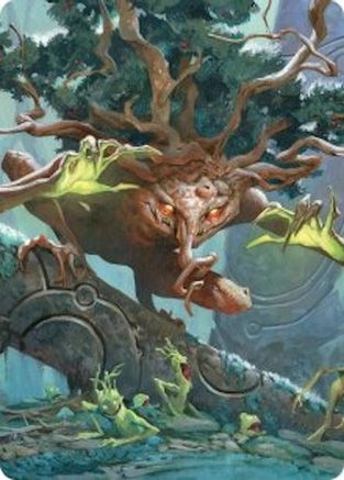 Image of Ferrafor, Young Yew Art Card (ASECL-047) - Art Series: Lorwyn Eclipsed