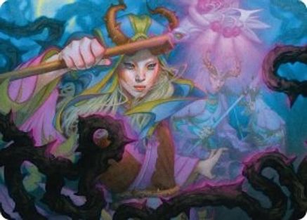 Image of Stoic Grove-Guide Art Card (ASECL-025) - Art Series: Lorwyn Eclipsed