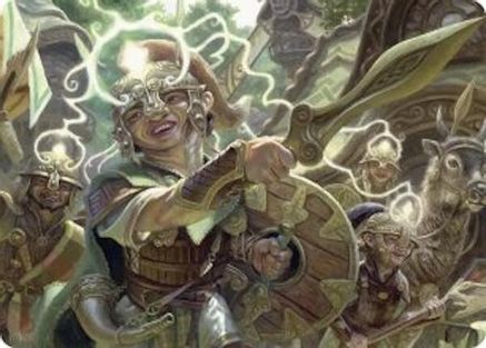 Image of Thoughtweft Lieutenant Art Card (ASECL-026) - Art Series: Lorwyn Eclipsed