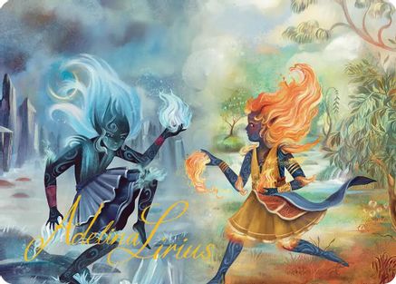 Image of Ashling's Command Art Card (Gold-Stamped Signature) (ASECL-044) - Art Series: Lorwyn Eclipsed